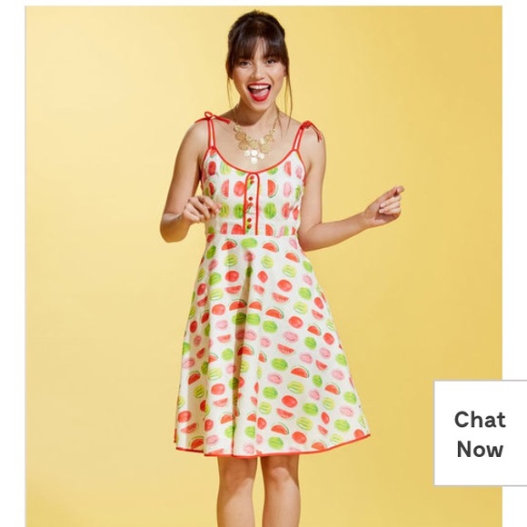 Mod Cloth Waving From The Waterfront Dress XS - Picture 2 of 8